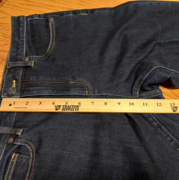 Land's End Women's Dark Wash Stretch Jeans Size 8 - Picture 9 of 16